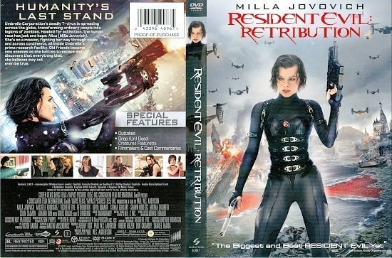 dvd cover Resident Evil: Retribution R1
