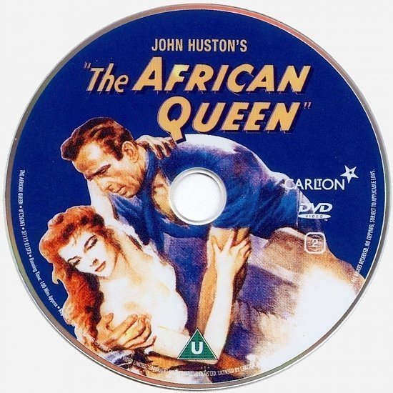 dvd cover The African Queen (1951) FS R2