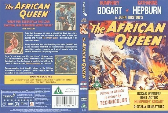 dvd cover The African Queen (1951) FS R2