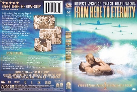 dvd cover From Here To Eternity (1953) R1