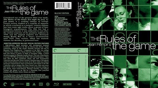 dvd cover Rules Of The Game