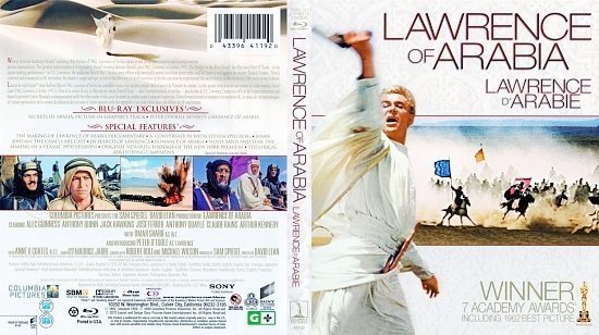 dvd cover Lawrence Of Arabia