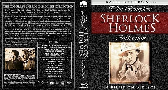 dvd cover Sherlock Holmes Collection