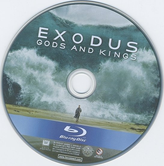 dvd cover Exodus: Gods And Kings R1 Blu-Ray