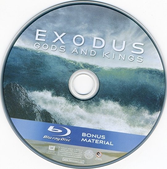 dvd cover Exodus: Gods And Kings R1 Blu-Ray