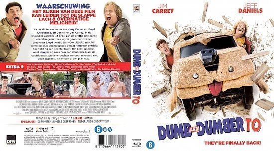 dvd cover Dumb And Dumber To