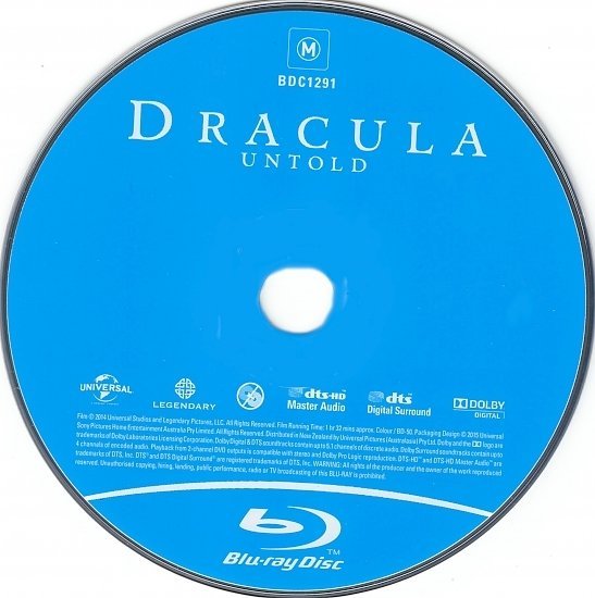 dvd cover Dracula Untold