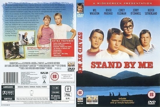 dvd cover Stand By Me (1986) R2