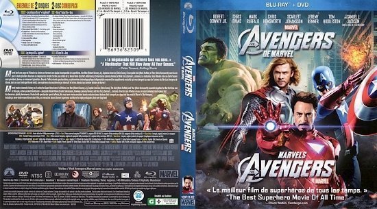 dvd cover Les Avengers de Marvel Marvels The Avengers