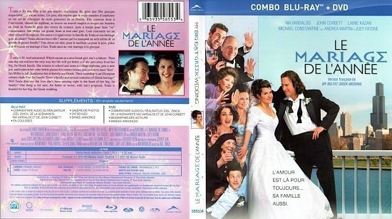 dvd cover My Big fat Greek Wedding Le Mariage de l Ann e Bluray