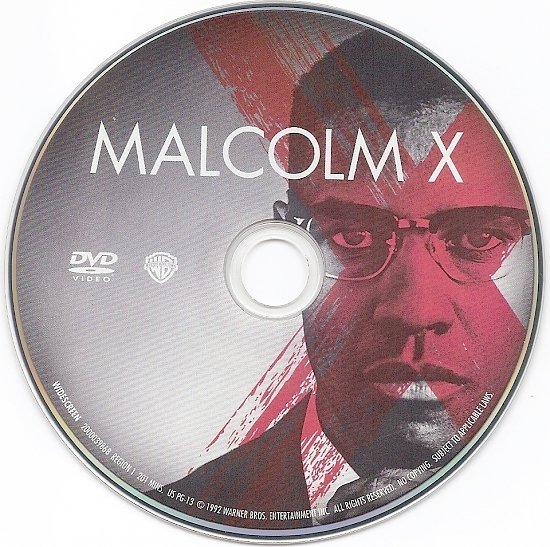 dvd cover Malcolm X (1992) WS R1