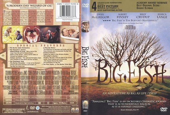dvd cover Big Fish (2003) R1