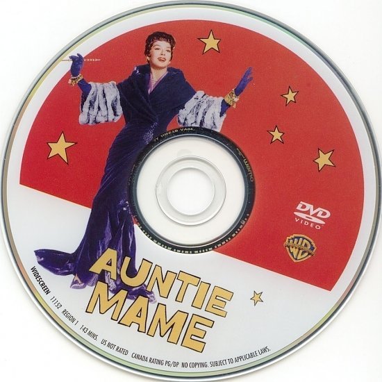 dvd cover Auntie Mame (1958) WS R1