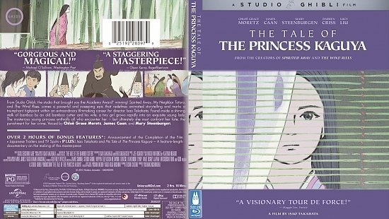 dvd cover The Tale of The Princess Kaguya BLU-RAY