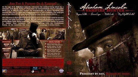 dvd cover Abraham Lincoln: Vampire Hunter