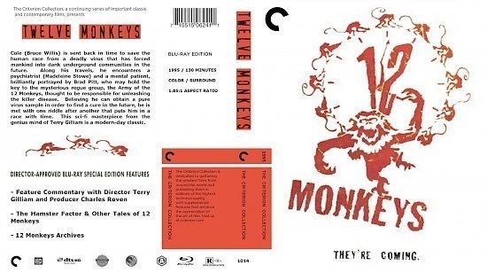 dvd cover 12 Monkeys