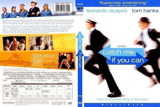dvd cover Catch Me If You Can (2002) WS R1