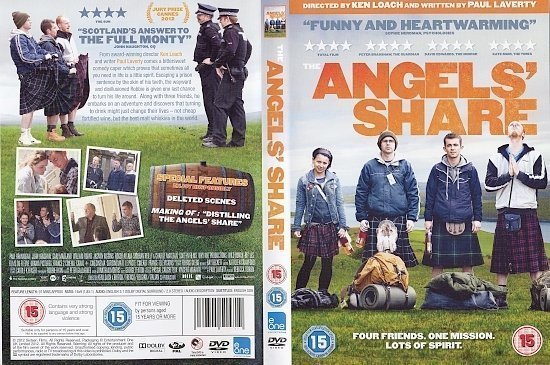 dvd cover The Angels' Share R2