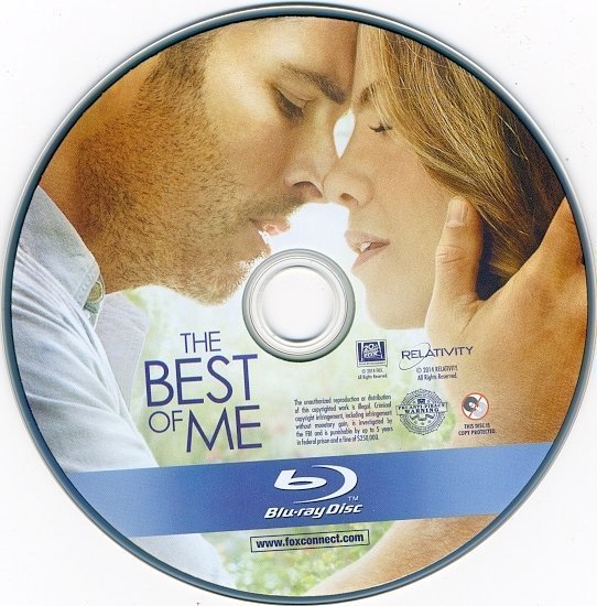 dvd cover The Best Of Me R1 Blu-Ray