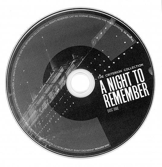 dvd cover A Night To Remember (1958) CE R1