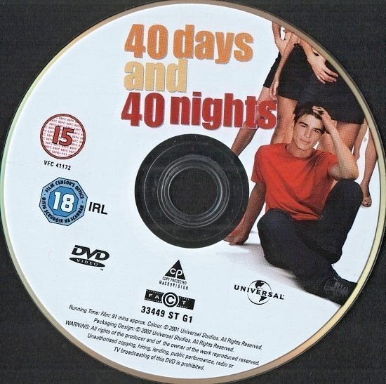 dvd cover 40 Days and 40 Nights (2011)