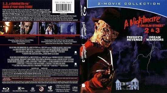 dvd cover A Nightmare On Elm Street 2 & 3
