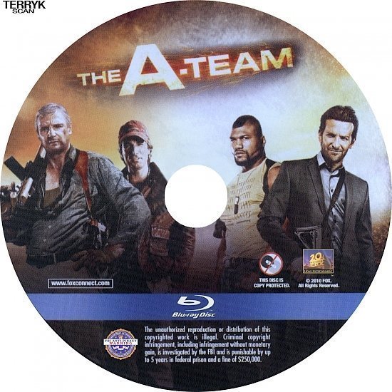 dvd cover The A-Team (2010) Blu-Ray