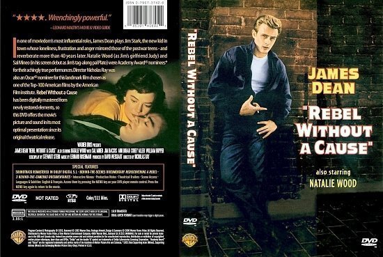 dvd cover Rebel Without A Cause (1955) UR WS R1