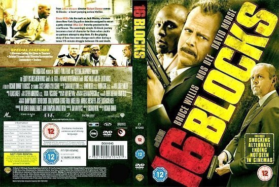 dvd cover 16 Blocks (2006) R2