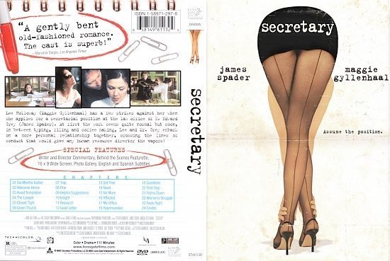 dvd cover Secretary (2002) R1
