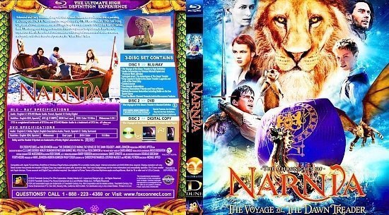 dvd cover The Chronicles Of Narnia The Voyage Of The Dawn Treader