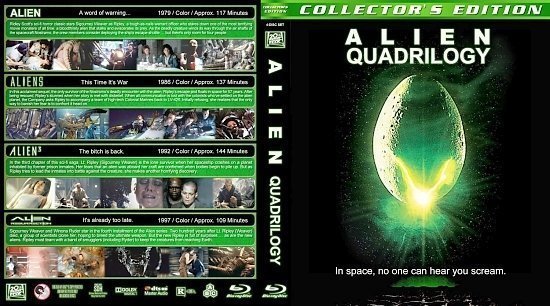 dvd cover Alien Quadrilogy version 1