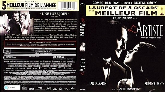 dvd cover L Artiste The Artist Canadian Bluray