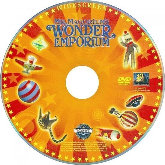 dvd cover Mr. Magorium's Wonder Emporium (2007) WS R1