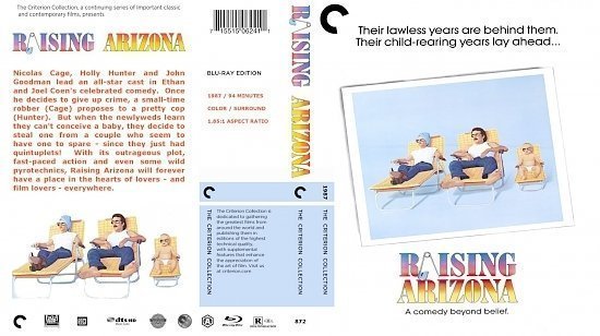 dvd cover Raising Arizona
