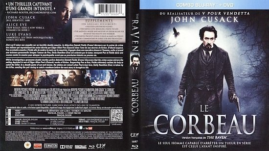 dvd cover Le Corbeau The Raven Canadian Bluray
