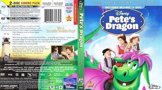 dvd cover Pete's Dragon