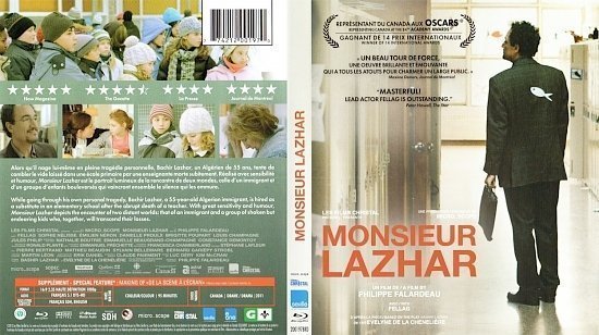 dvd cover Monsieur Lazhar Canadian Bluray
