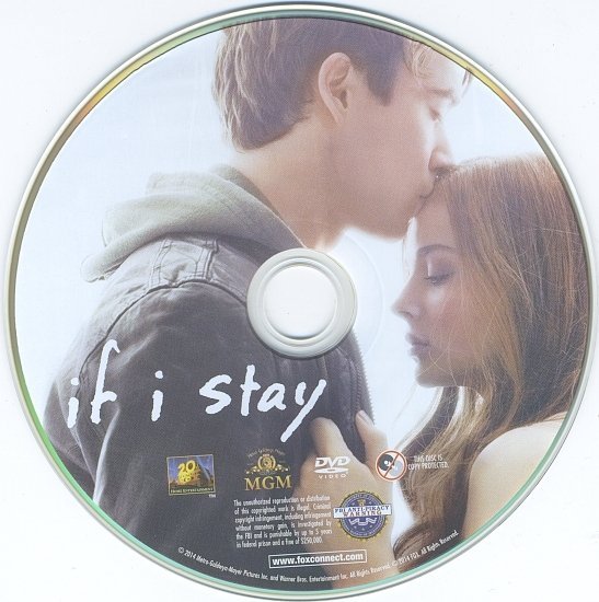 dvd cover If I Stay Blu-Ray & Label