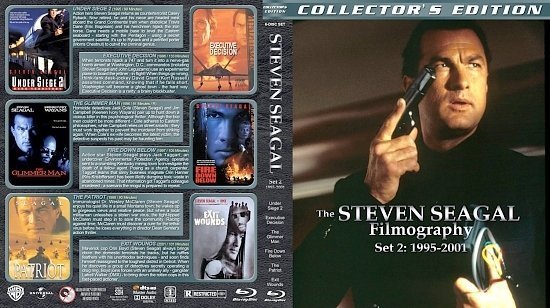 dvd cover Steven Seagal Filmography Set 2 (1995 2001)