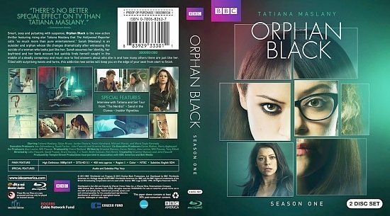 dvd cover Orphan Black Season 1