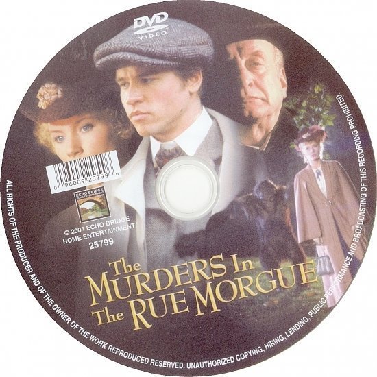 dvd cover The Murders In The Rue Morgue (1986) FS R1