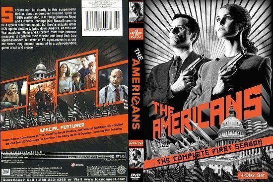 dvd cover The Americans: The Complete First Season Custom