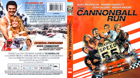dvd cover The Cannonball Run