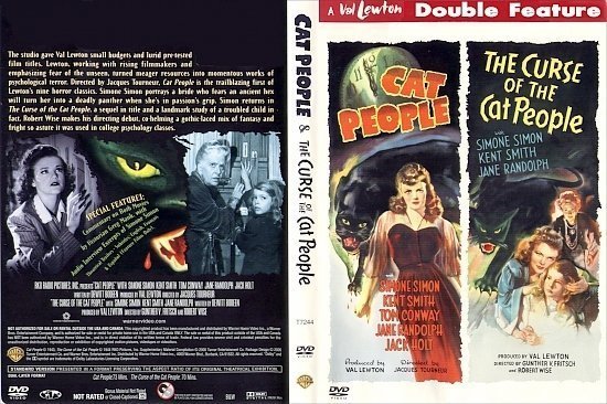 dvd cover Cat People/The Curse Of The Cat People (1942-1944) R1