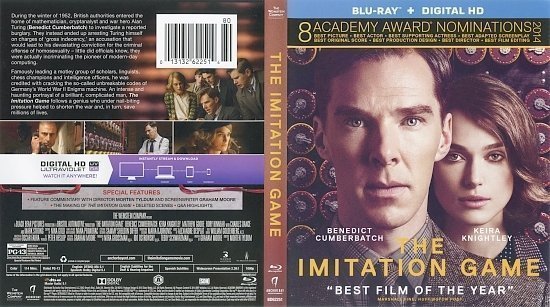 dvd cover The Imitation Game
