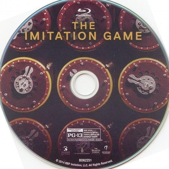 dvd cover The Imitation Game