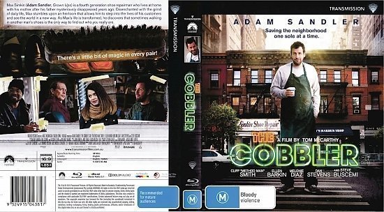 dvd cover The Cobbler R4 Blu-Ray
