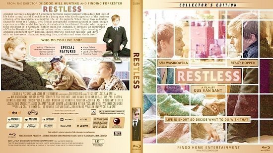 dvd cover Copy of Restless Blu Ray 2012