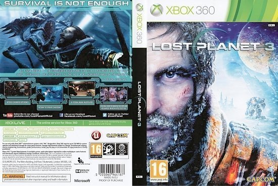 dvd cover Lost Planet 3 PAL Xbox 360